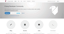 Desktop Screenshot of erlangcentral.org